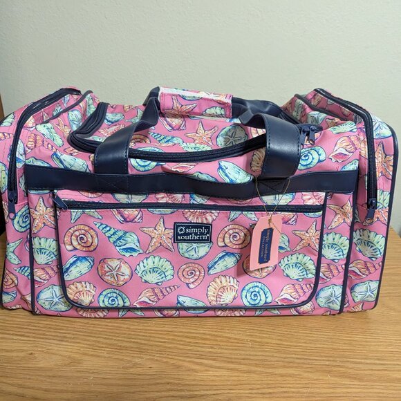 Simply Southern Sea Shell Duffle Bag NEW - Picture 7 of 10